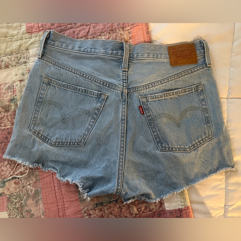 Levi's Light Blue Denim Shorts 29W